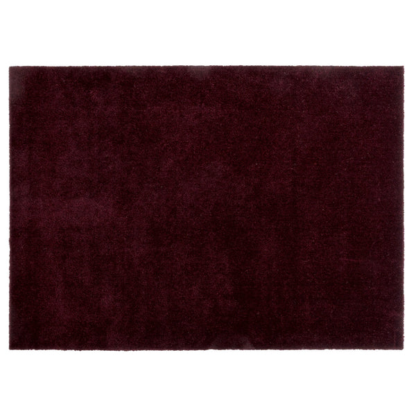 Neuheit - FUSSMATTE 90 X 130 cm - UNI COLOR BORDEAUX