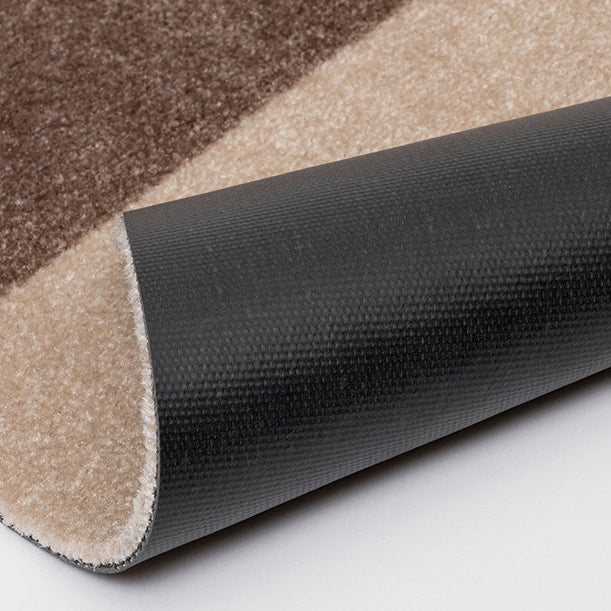 Neuheit  - FUSSMATTE STRIPES -  Ivory/Sand/Blau