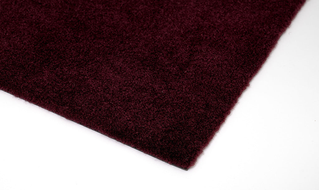 TEPPICH 67 x 120 CM - UNICOLOR BORDEAUX