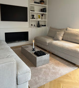 NEU - FUßMATTE 140 x 200 CM - UNI COLOR IVORY