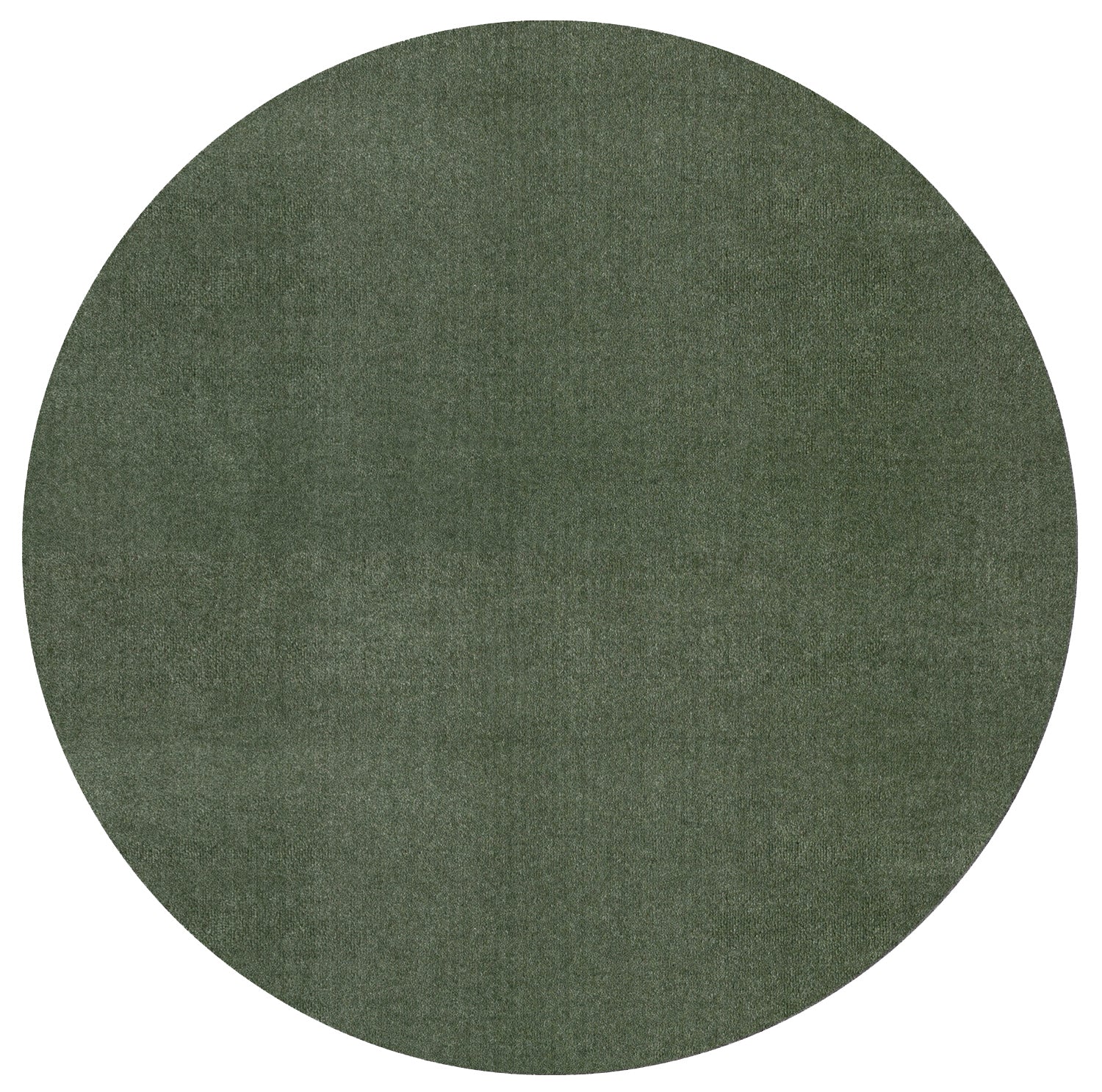 neu - Runder Teppich Ø 200 CM - UNI COLOR DUSTY GREEN