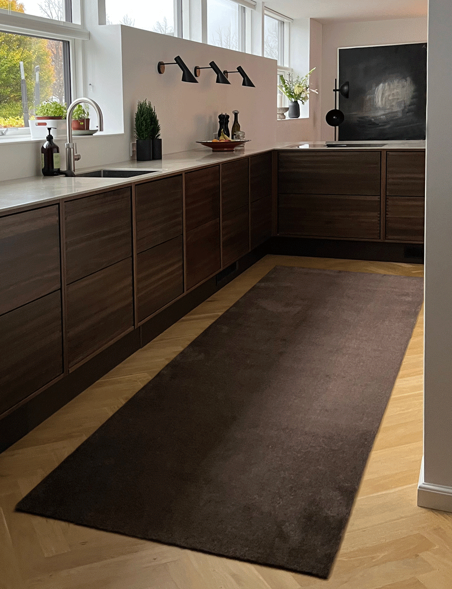 TEPPICH 100 x 300 cm - UNICOLOR IVORY