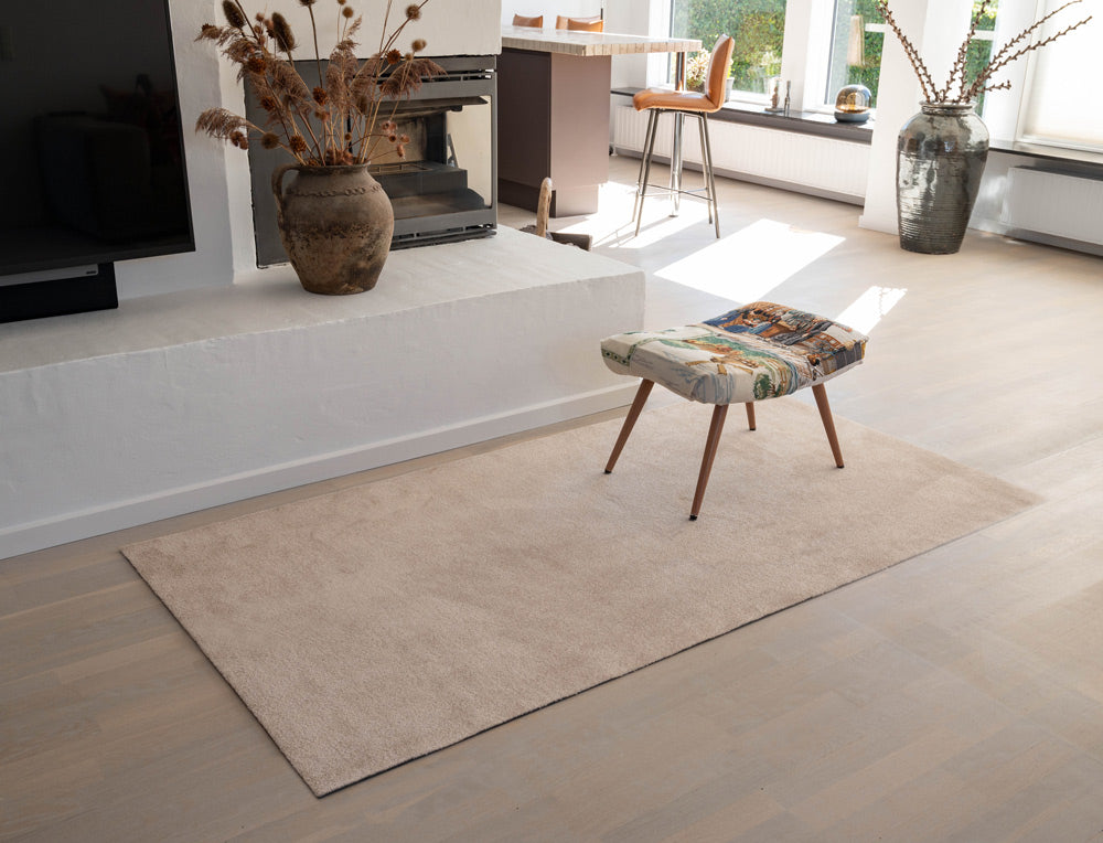 DECKE 110 x 200 cm - UNICOLOR IVORY