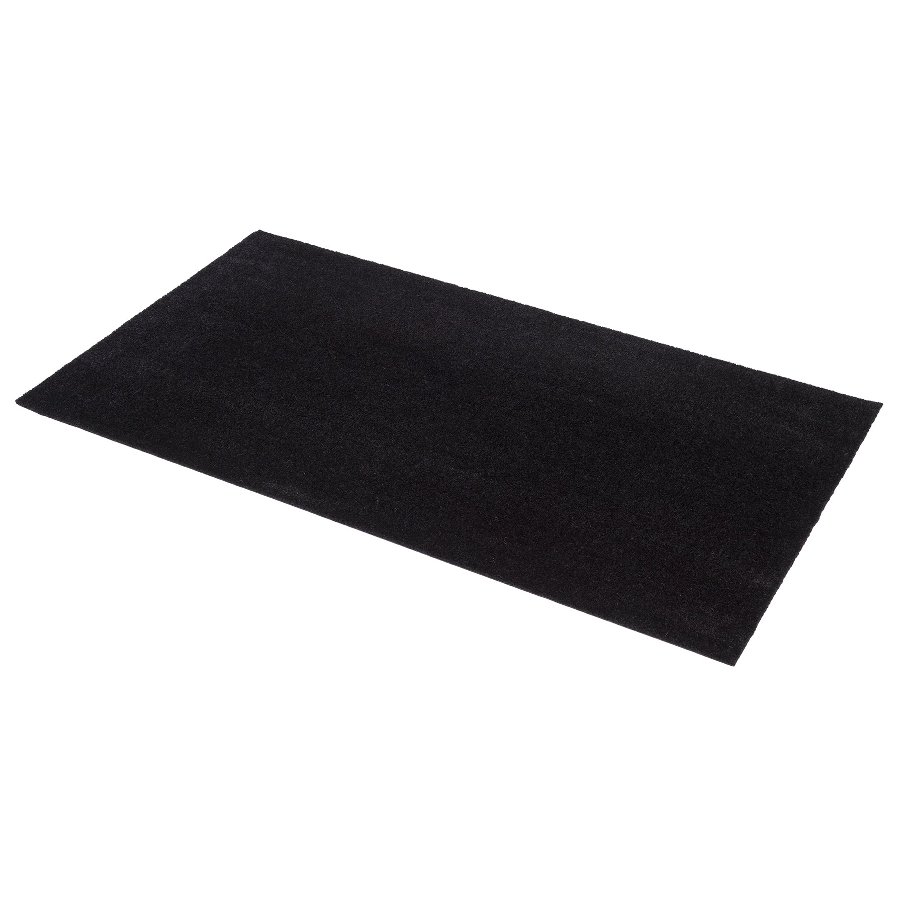 TEPPICH 67 x 120 cm - UNICOLOR SCHWARZ