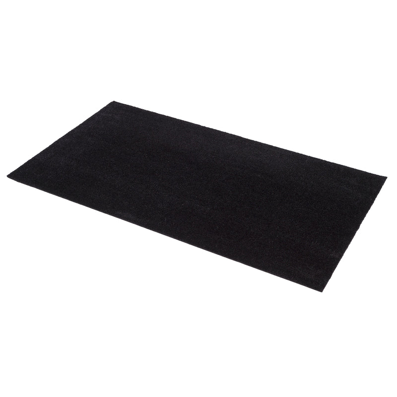 FUßMATTE 67 x 120 CM - UNI COLOR SCHWARZ