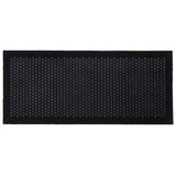 FUßMATTE 67 x 150 CM - DOT SCHWARZ/GRAU