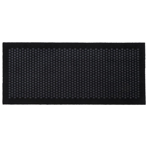 FUßMATTE 67 x 150 CM - DOT SCHWARZ/GRAU