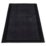 FUßMATTE 67 x 150 CM - DOT SCHWARZ/GRAU