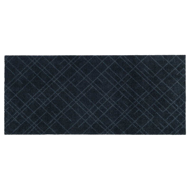 FUßMATTE 67 x 150 CM - LINES DARK GREY