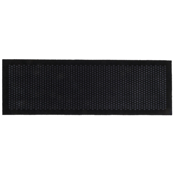 FUßMATTE 67 x 200 CM - DOT SCHWARZ/GRAU