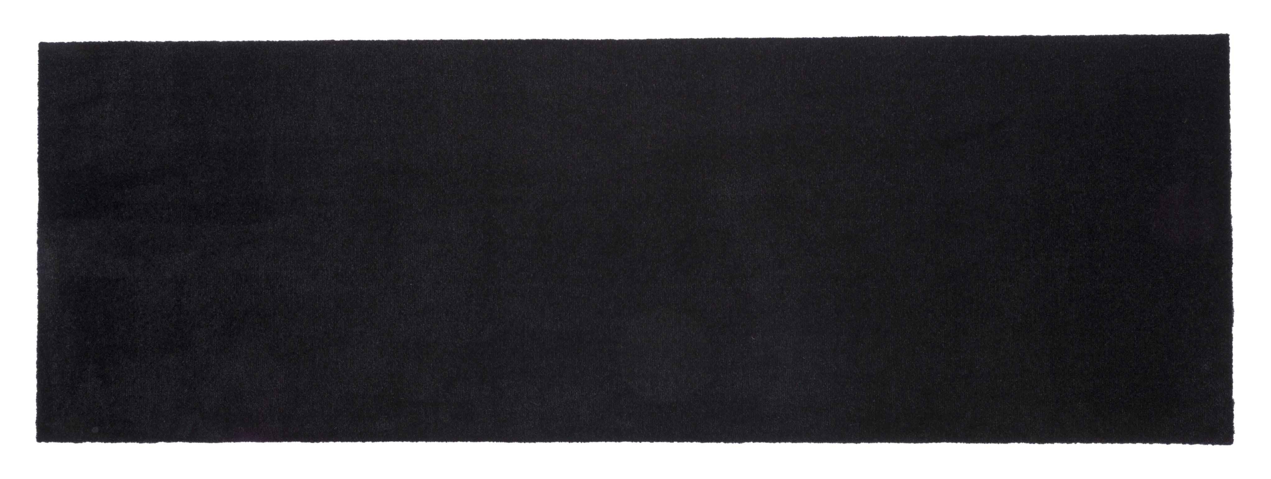 FUßMATTE 90 x 200 CM - UNI color schwarz
