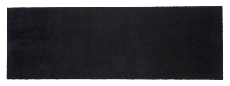 FUßMATTE 90 x 200 CM - UNI color schwarz