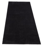FUßMATTE 90 x 200 CM - UNI color schwarz