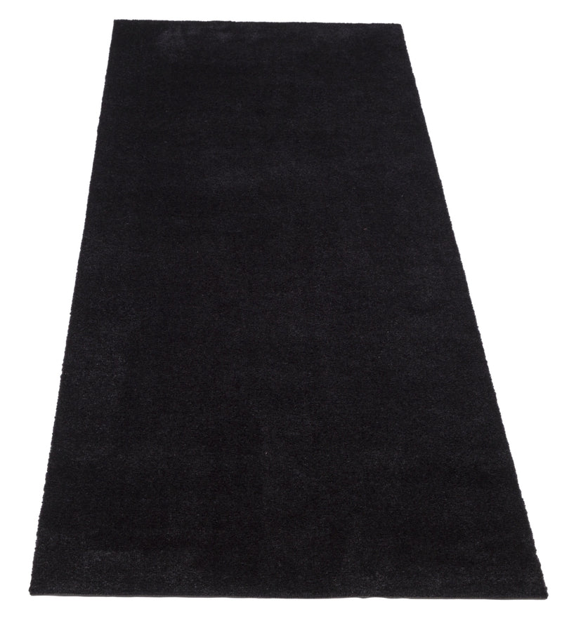 FUßMATTE 90 x 200 CM - UNI color schwarz