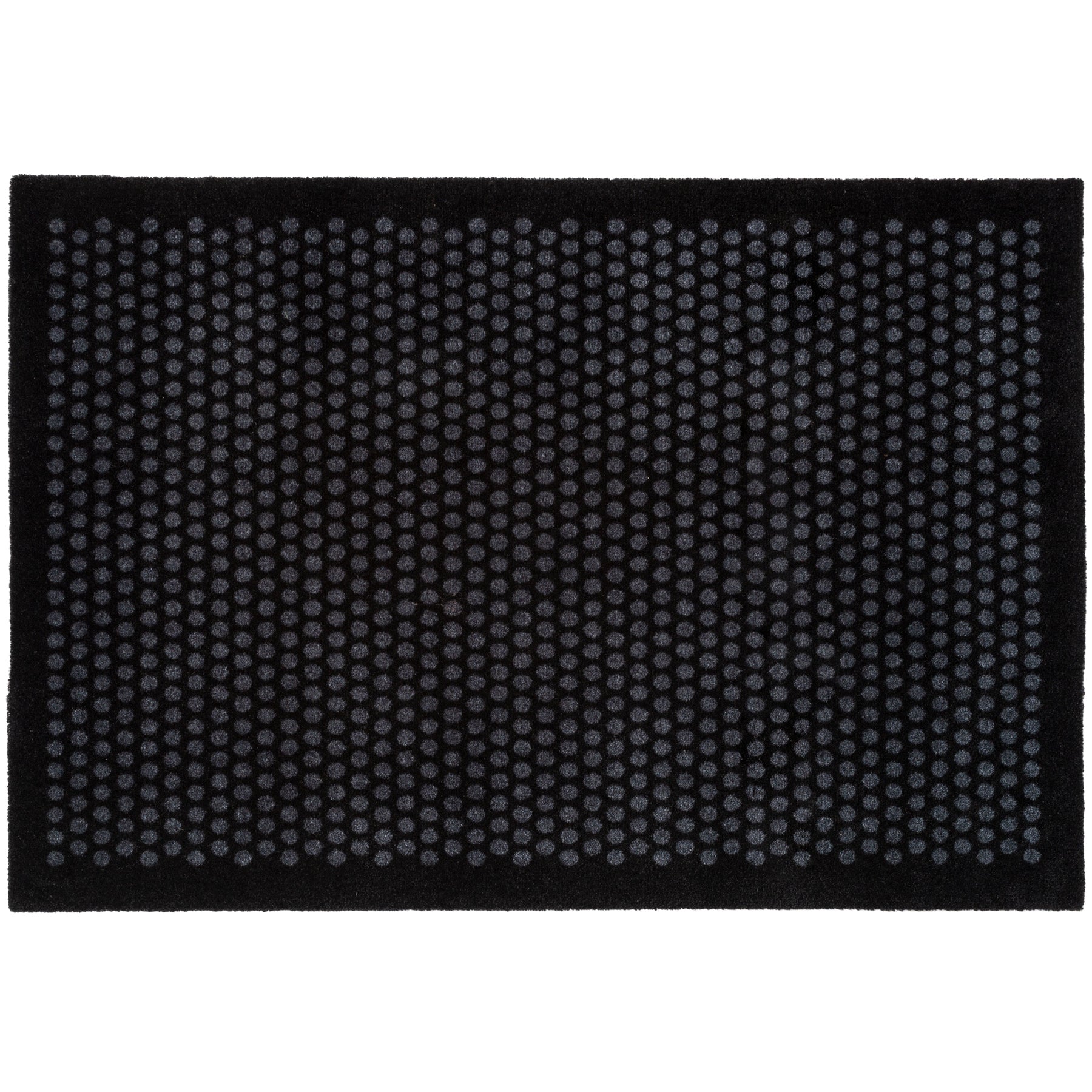FUßMATTE 90 x 130 CM - DOT SCHWARZ/GRAU
