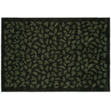 FUßMATTE 90 x 130 CM - LEAVES/DARK GREEN