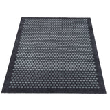 FUßMATTE 90 x 130 CM - DOT GRAU