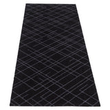 FUßMATTE 67 x 200 CM LINES/BLACK GREY