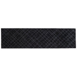 FUßMATTE 67 x 250 CM - LINES SCHWARZ/GRAU