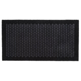 FUßMATTE 67 x 120 CM - DOT SCHWARZ/GRAU