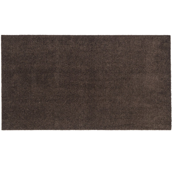 FUßMATTE 67 x 120 CM UNI COLOR BRAUN