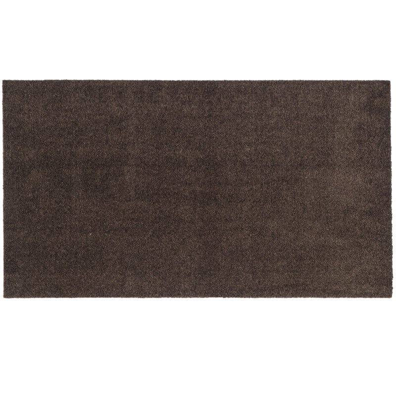 FUßMATTE 67 x 120 CM UNI COLOR BRAUN