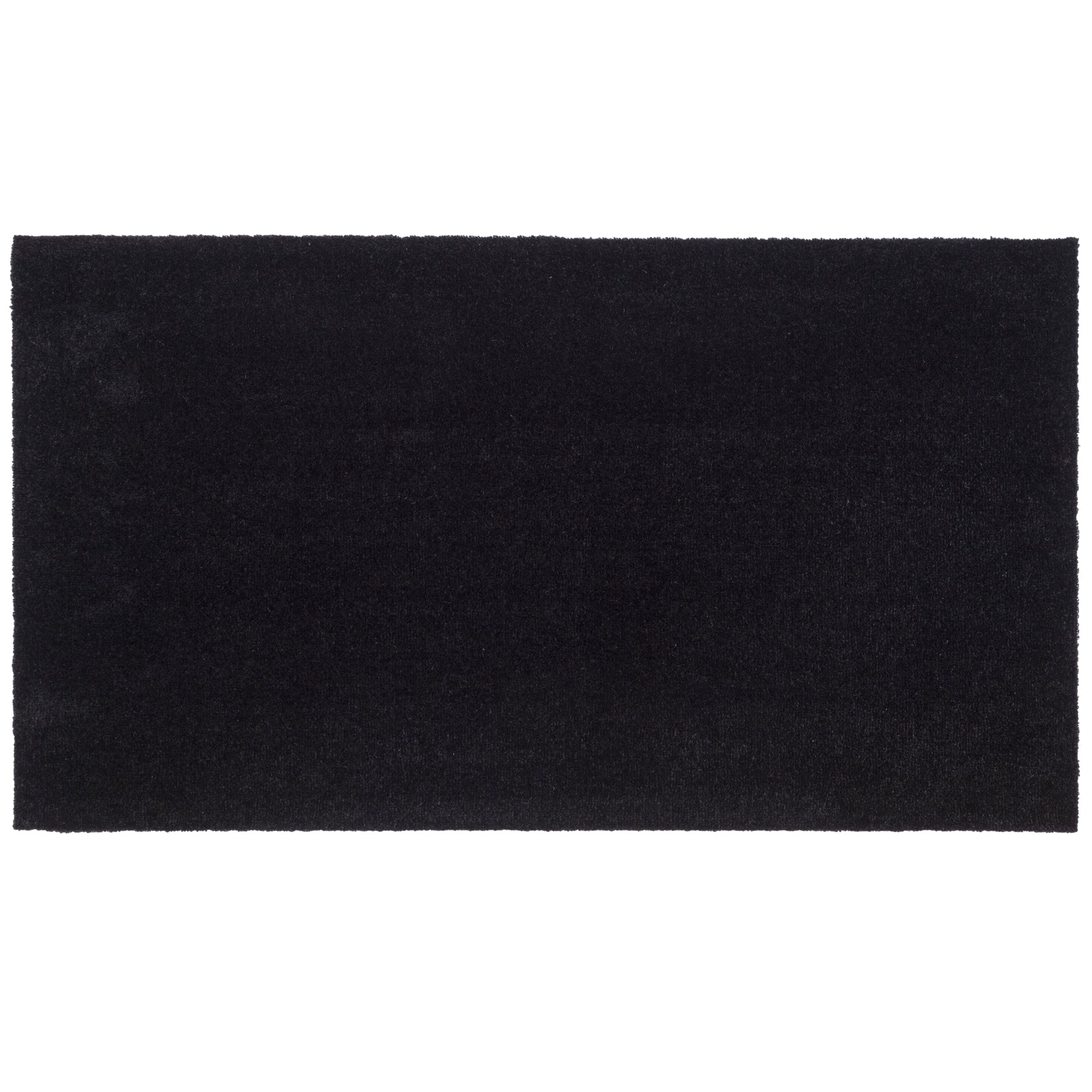 FUßMATTE 67 x 120 CM - UNI COLOR SCHWARZ