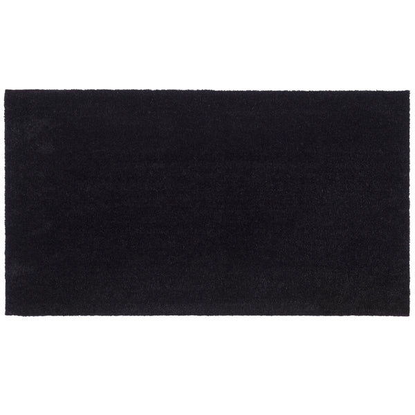 FUßMATTE 67 x 120 CM - UNI COLOR SCHWARZ
