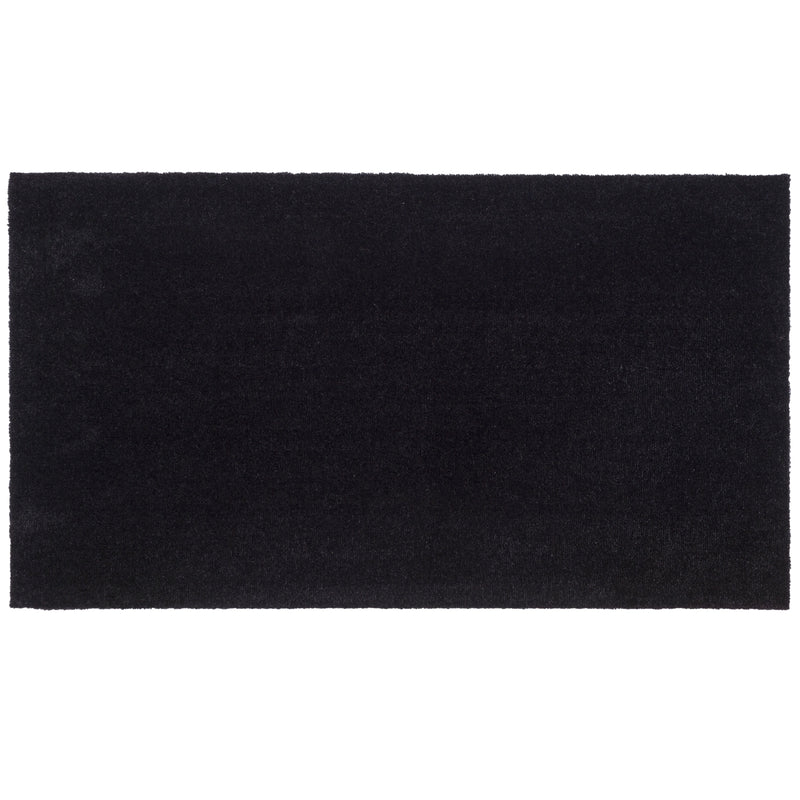 FUßMATTE 67 x 120 CM - UNI COLOR SCHWARZ