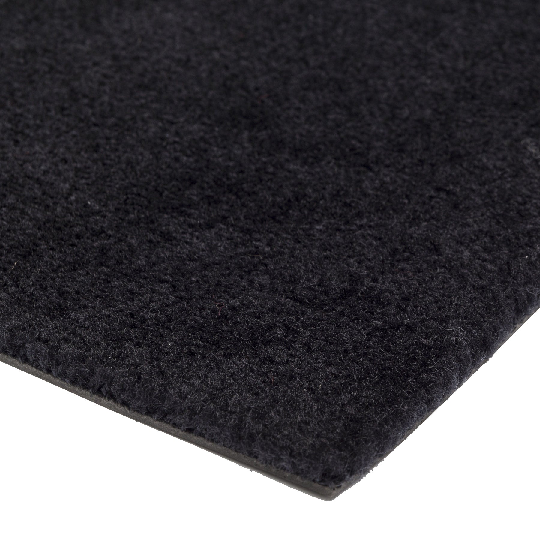 TEPPICH 67 x 120 cm - UNICOLOR SCHWARZ