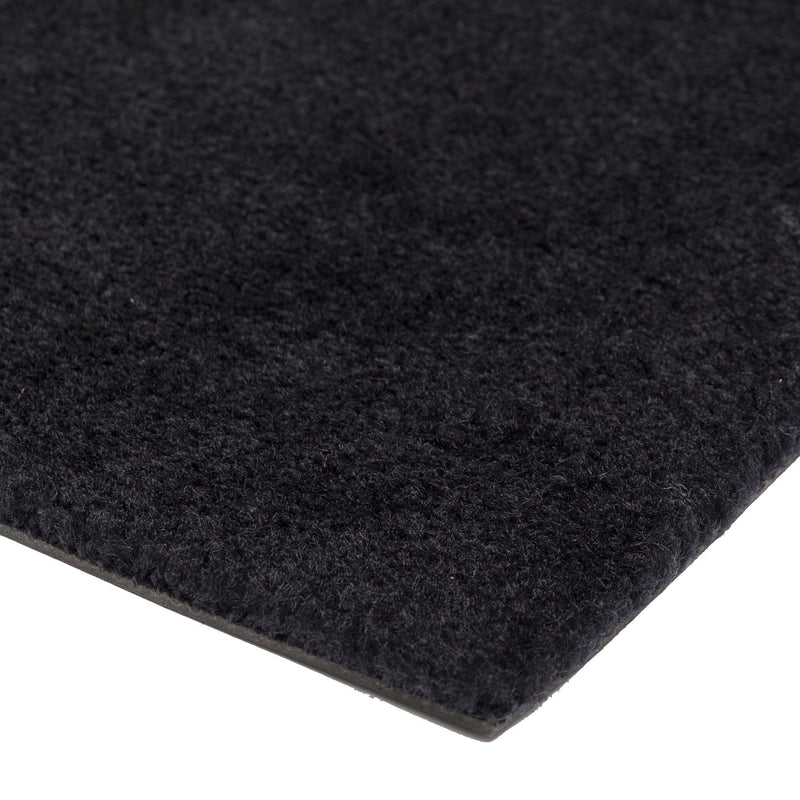 FUßMATTE 90 x 130 CM - UNI COLOr schwarz