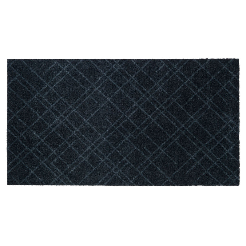 FUßMATTE 67 x 120 - LINES/DARK GREY