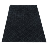 FUßMATTE 67 x 150 CM - LINES DARK GREY