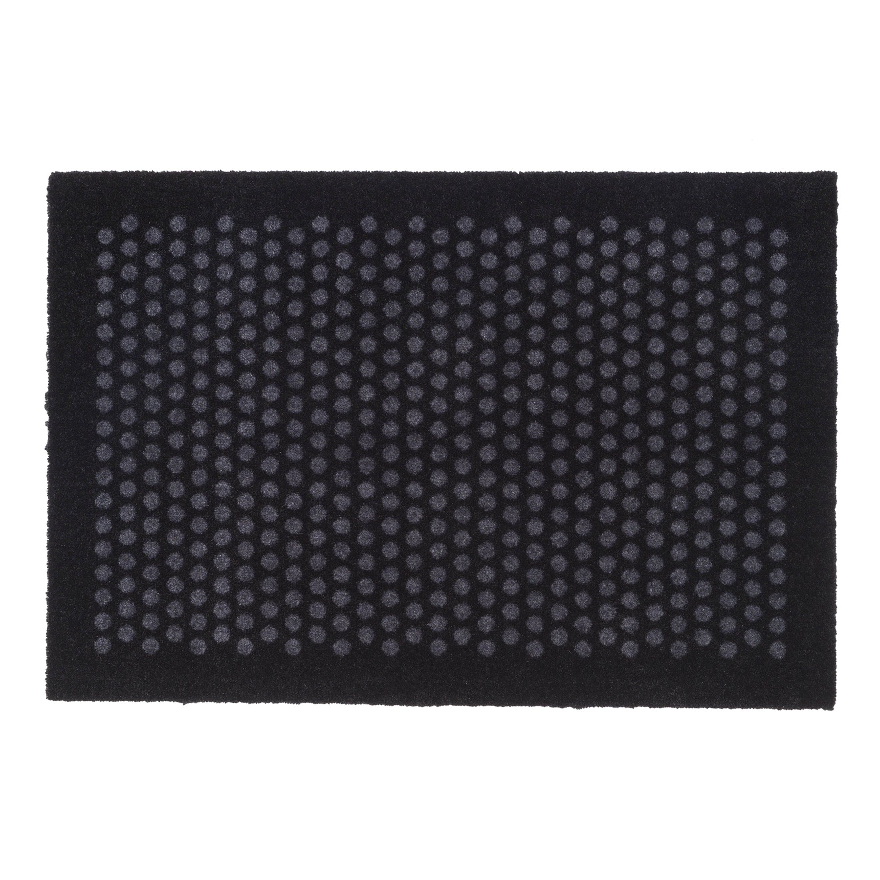FUßMATTE 60 x 90 CM - DOT SCHWARZ/GRAU