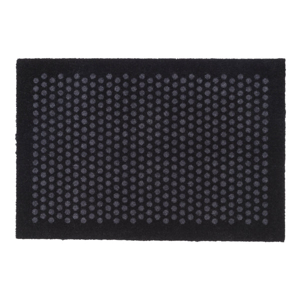 FUßMATTE 60 x 90 CM - DOT SCHWARZ/GRAU