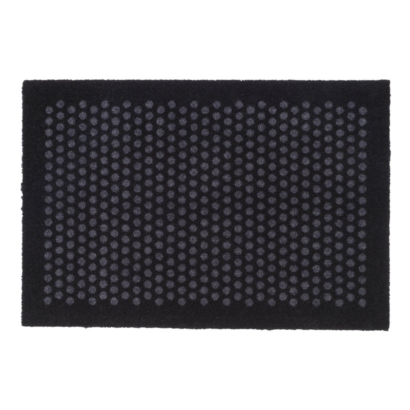 FUßMATTE 60 x 90 CM - DOT SCHWARZ/GRAU