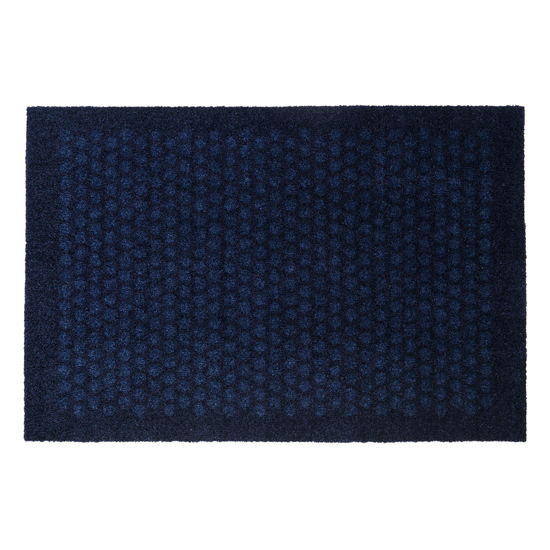 FUßMATTE 60 x 90 CM - DOTS/BLUE