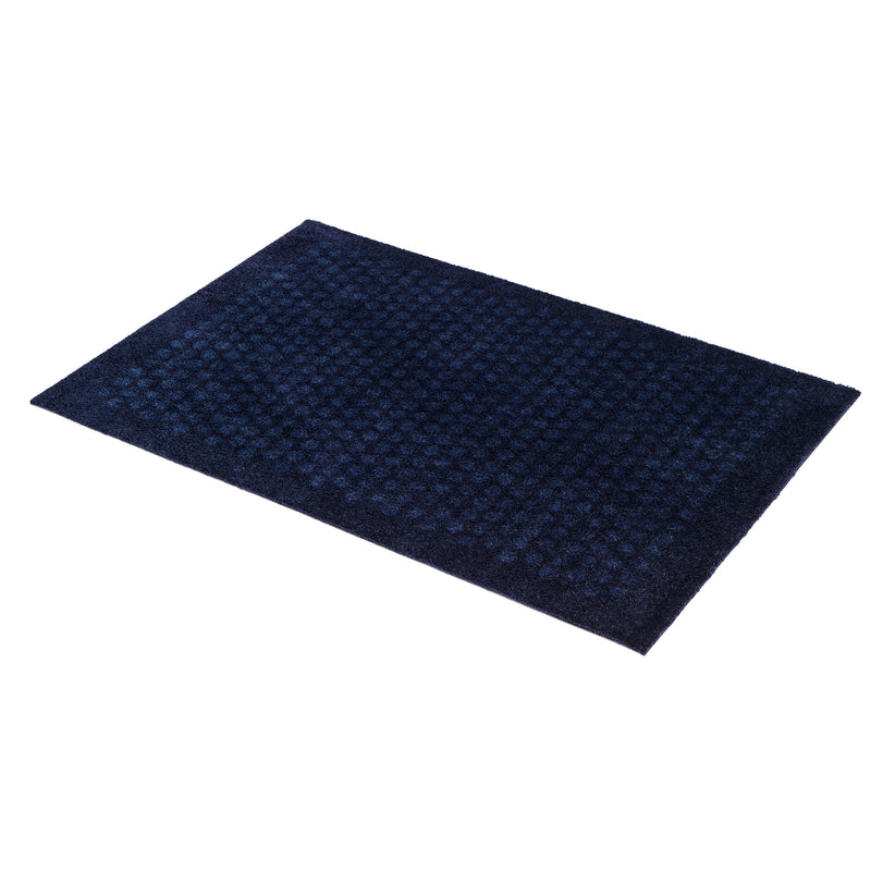FUßMATTE 60 x 90 CM - DOTS/BLUE