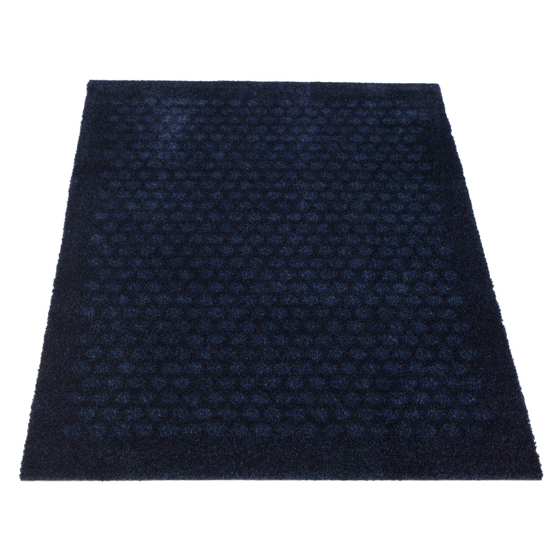 FUßMATTE 60 x 90 CM - DOTS/BLUE