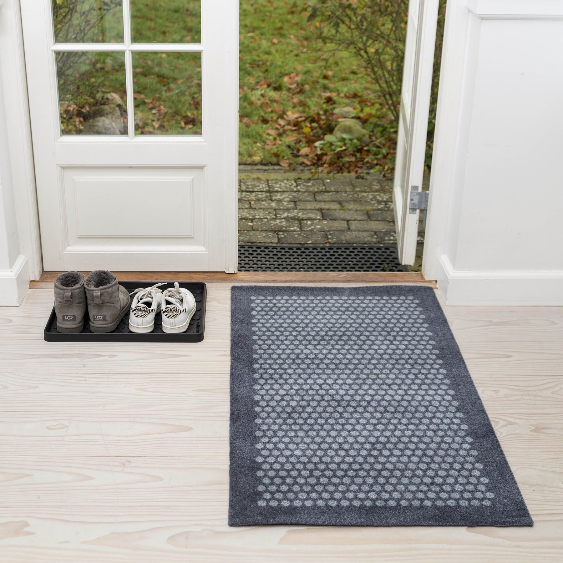 -50%  - FUßMATTE 67 x 200 CM DOT GREY