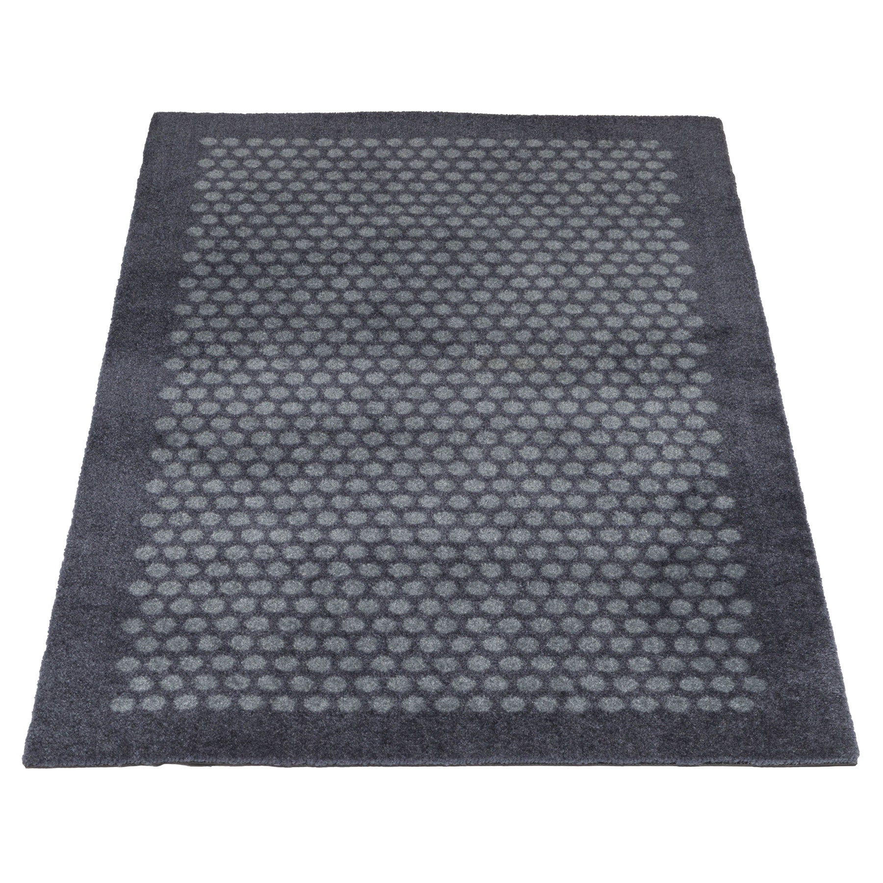 FUßMATTE 67 x 120 CM - DOT GRAU