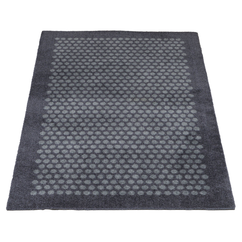 FUßMATTE 67 x 120 CM - DOT GRAU