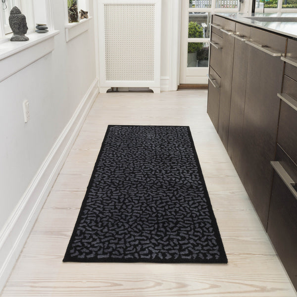 FUßMATTE 67 x 200 CM - FOOTWEAR BLACK