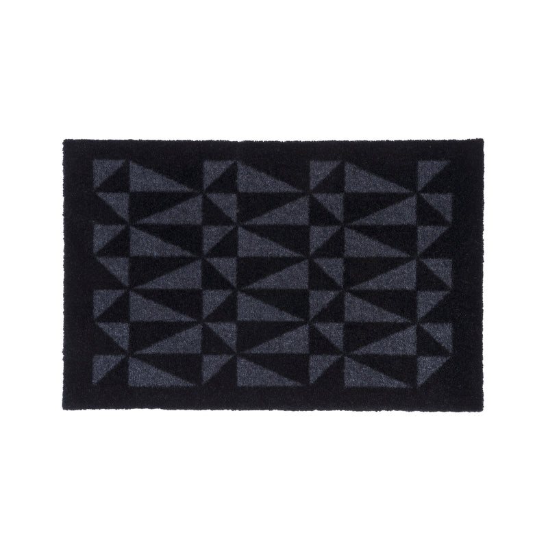 FUßMATTE 40 x 60 CM - GRAPHIC/BLACK GREY