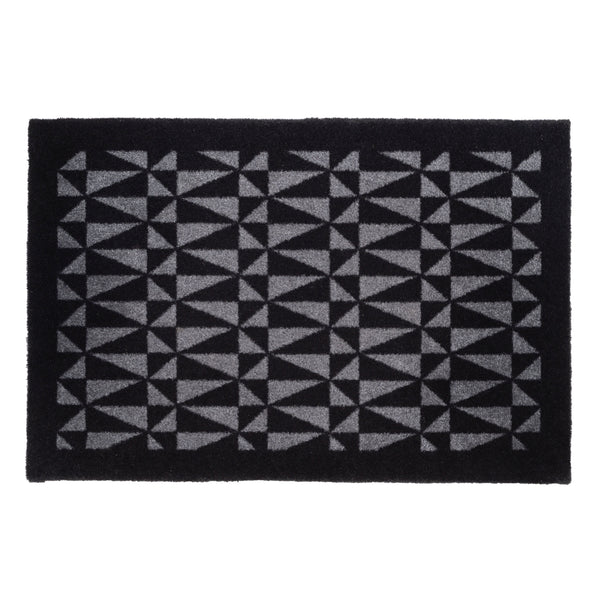 FUßMATTE 60 x 90 CM - GRAPHIC/BLACK GREY