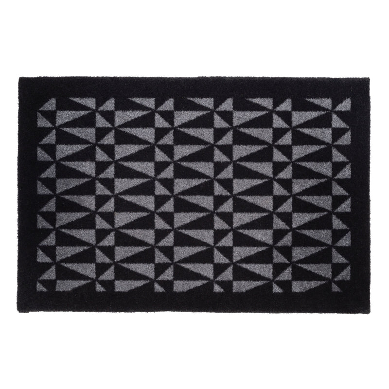 FUßMATTE 60 x 90 CM - GRAPHIC/BLACK GREY