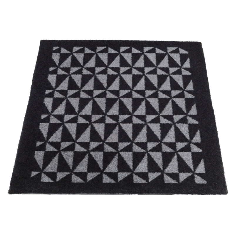 FUßMATTE 60 x 90 CM - GRAPHIC/BLACK GREY