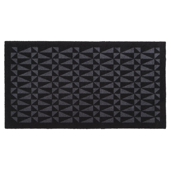 FUßMATTE 67 x 120 CM - GRAPHIC/BLACK GREY