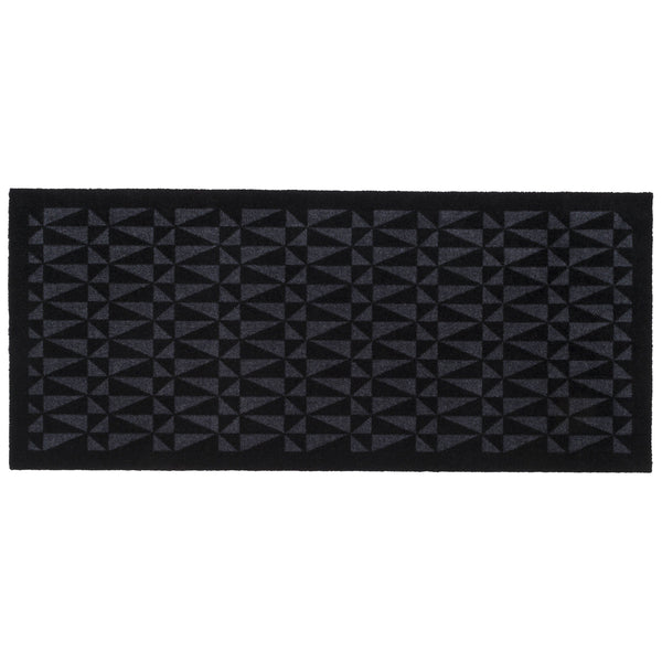 FUßMATTE 67 x 150 CM - GRAPHIC BLACK/GREY