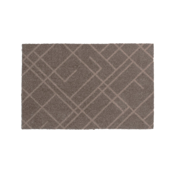 FUßMATTE 40 x 60 cm - LINES SAND/BEIGE